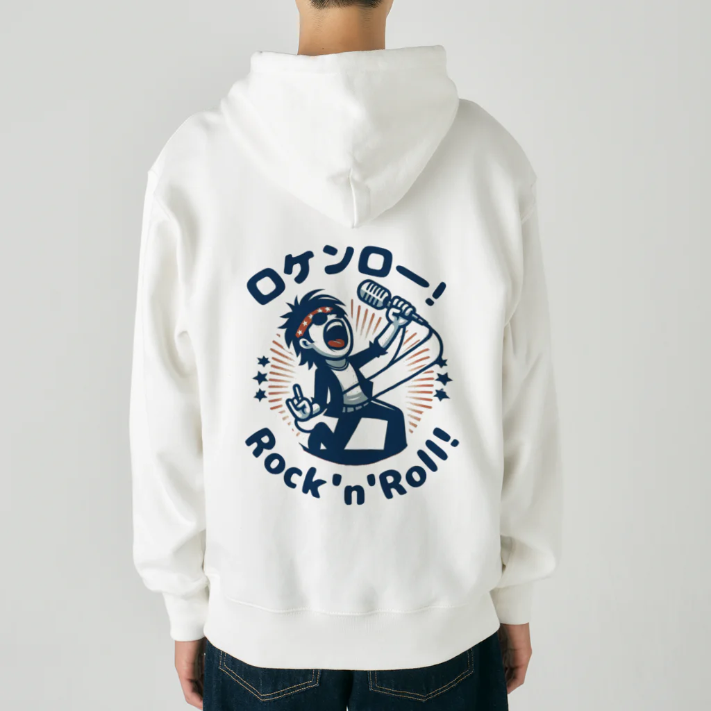 ロック堂のロケンロー Heavyweight Zip Hoodie