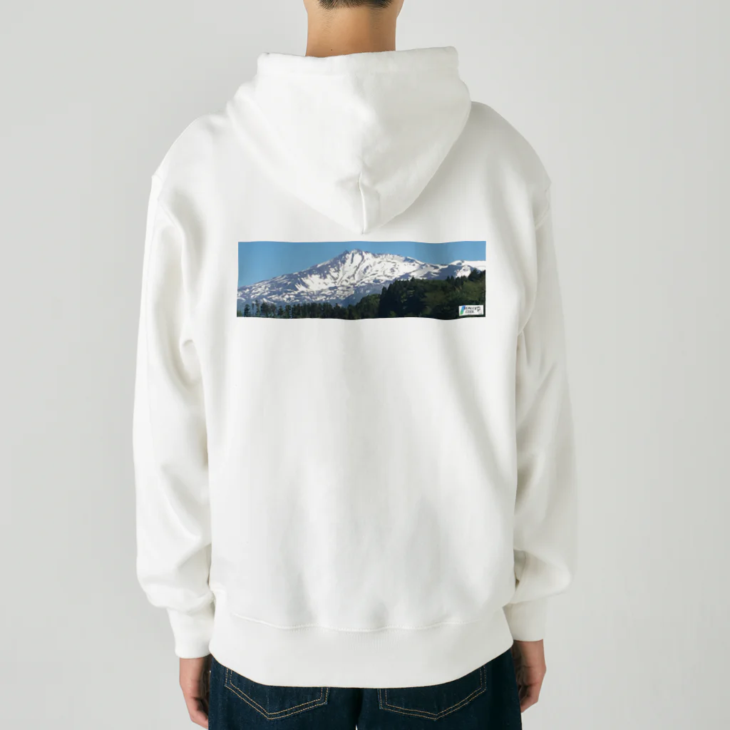 ReallyCoolMamoruの秋田鳥海山_AkitaChoukaisan Heavyweight Zip Hoodie