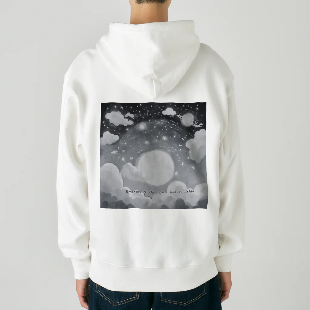 hydrangea-macrophyllaのEmbracing the cosmic journey within. Heavyweight Zip Hoodie