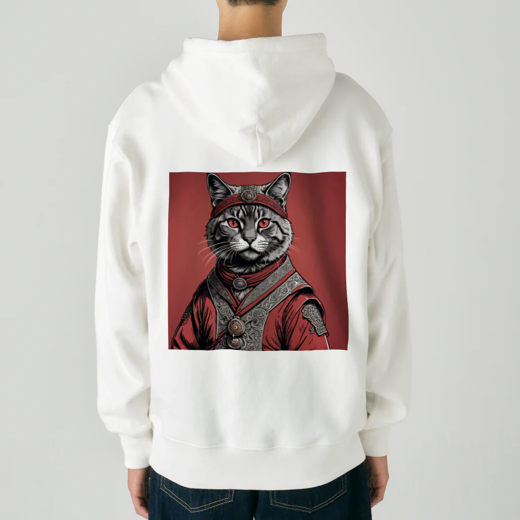 hogarakuの縄文猫 Heavyweight Zip Hoodie