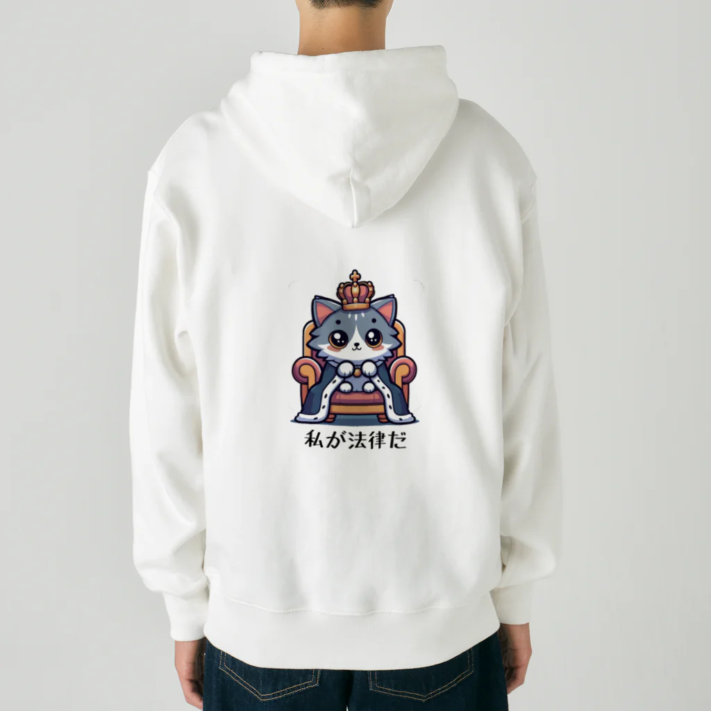 CROWN−CLOWNの【ノルウェージャンフォレストキャットC】私が法律だ Heavyweight Zip Hoodie