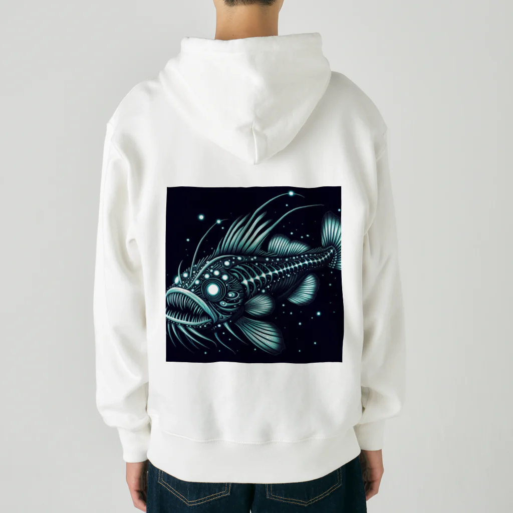 susumu47の深海魚のキャラクターグッズ Heavyweight Zip Hoodie