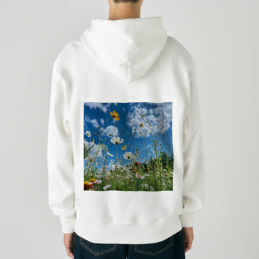 ドライバーの色々な草花 Heavyweight Zip Hoodie