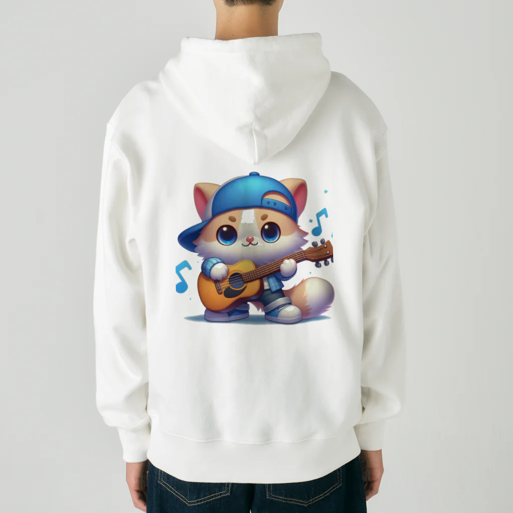 モンピパラダイスのにゃんこ🐱のリズムにノッテ🎵 Heavyweight Zip Hoodie