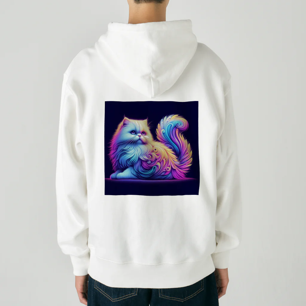 BabylonChannel 🎨 ✝️ ❤️‍🔥のPersian Cat　Babylon channel Heavyweight Zip Hoodie