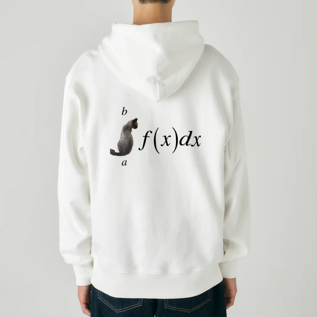 ちばっちょ【ち畳工房&猫ねこパラダイス】の微分積分良い猫分 Heavyweight Zip Hoodie