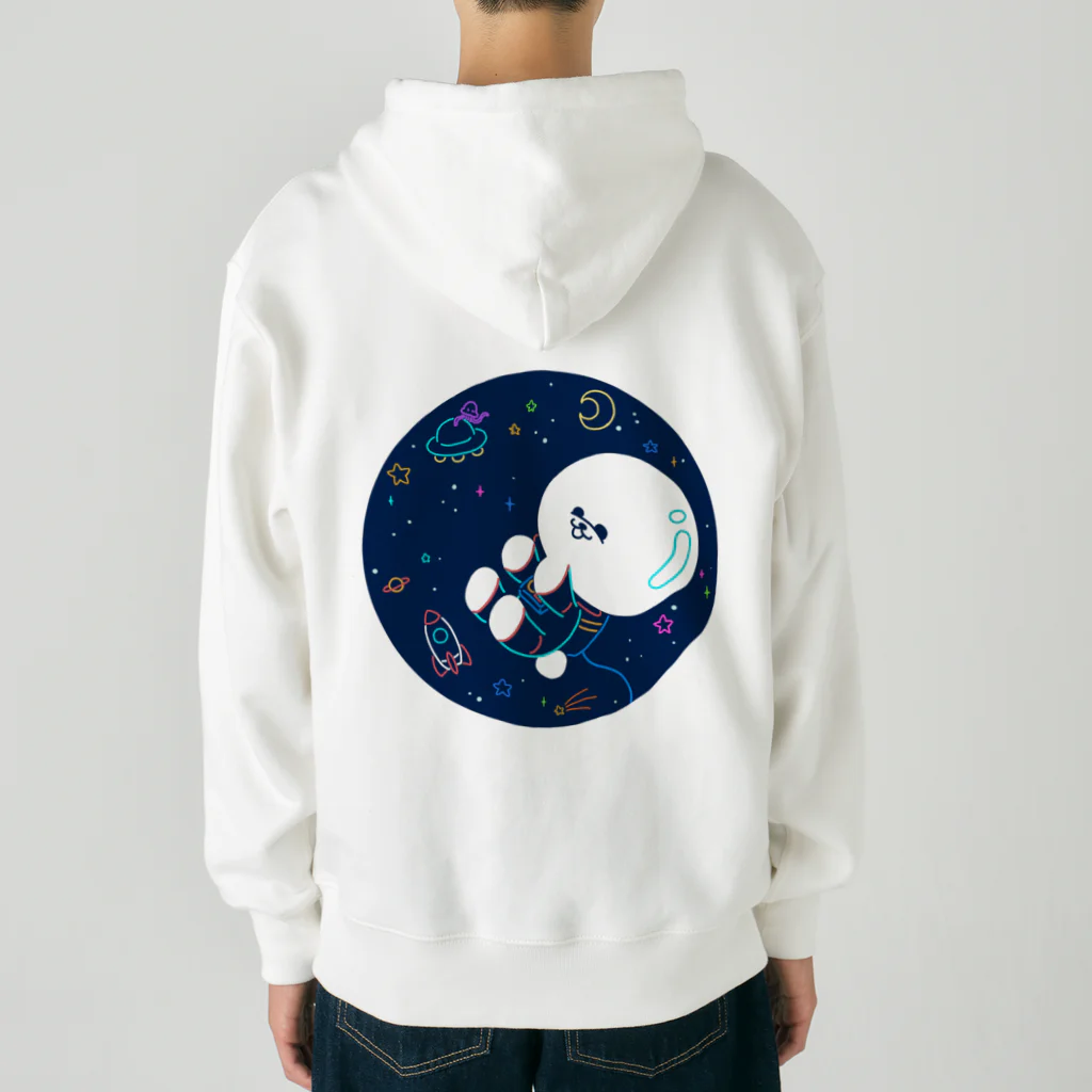 甘漏り屋の宇宙遊泳ビション Heavyweight Zip Hoodie