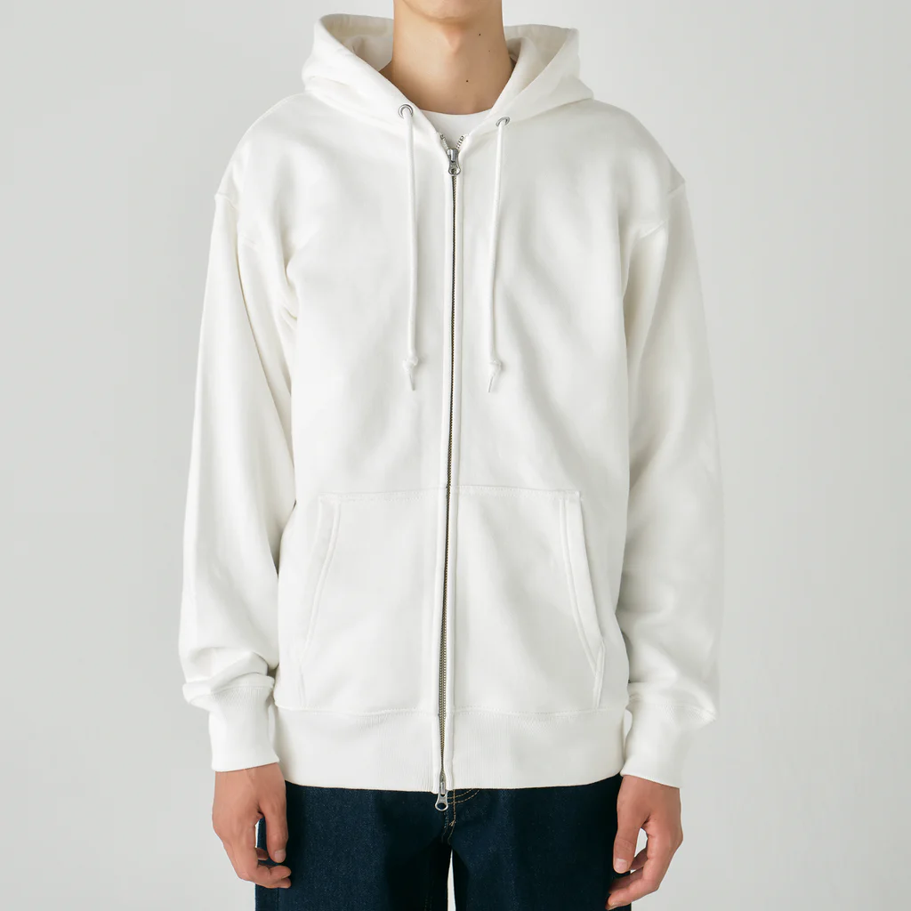 生物＝ケモノのヲ店のブリキ　彩色 Heavyweight Zip Hoodie