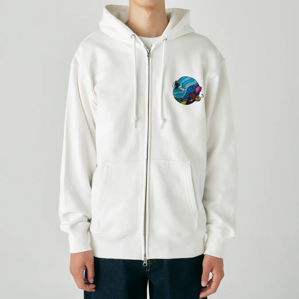 8anna storeのサーフandタートル！ Heavyweight Zip Hoodie