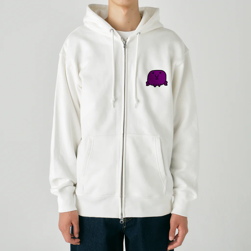 旦那芸術のインドハナガエル Heavyweight Zip Hoodie