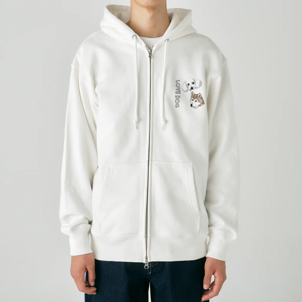 みきぞーん｜保護猫 ミッキー画伯と肉球とおともだちのpurin mare Heavyweight Zip Hoodie