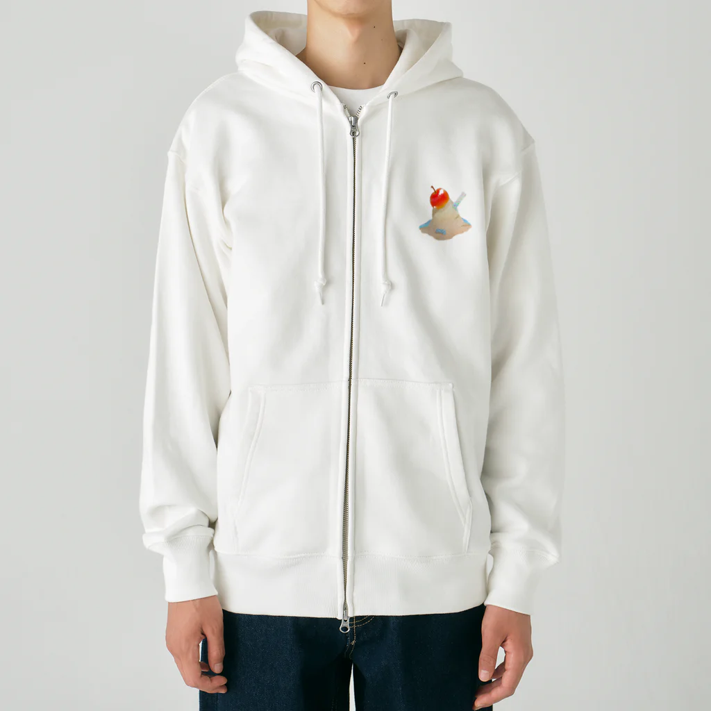 綾錦工房 りこりすのりんご飴三味線 - 津軽 Heavyweight Zip Hoodie