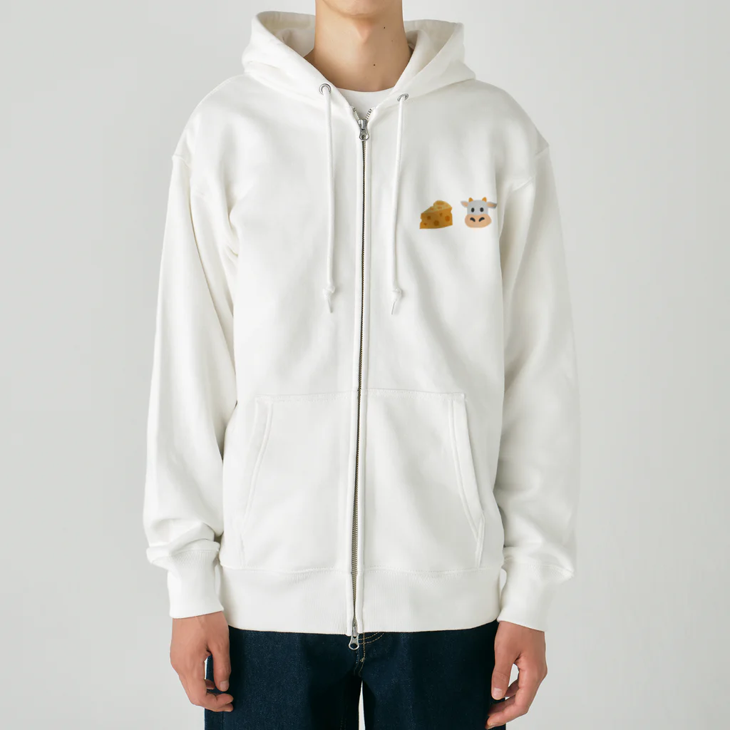 グラフィンのチー牛 ロゴ大 Heavyweight Zip Hoodie