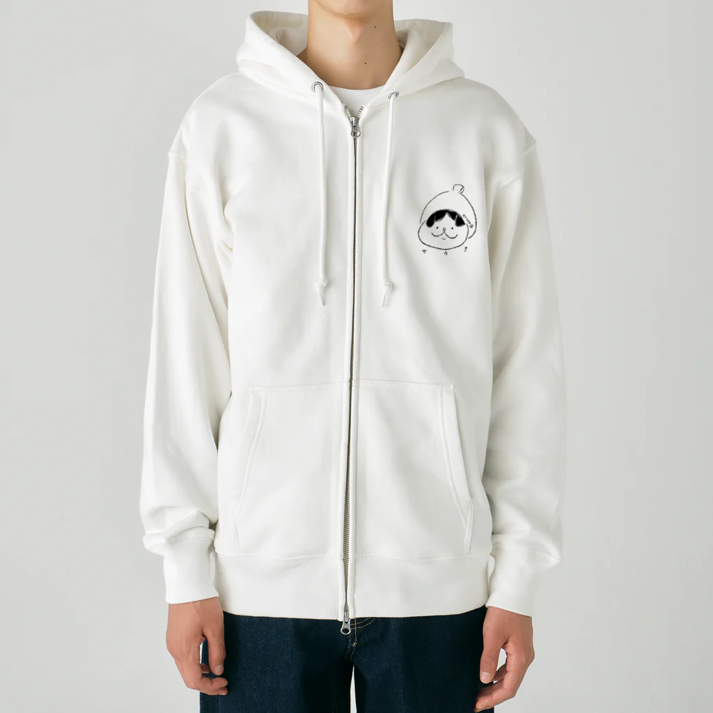 ねこの森雑貨店(SUZURI店)のサウナハット Heavyweight Zip Hoodie