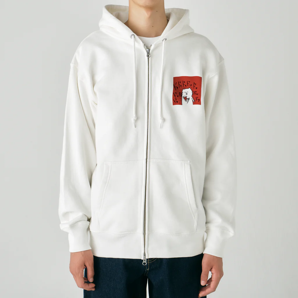 ときしらずのドッドッドッﾄﾞｯｷﾝﾄﾞｯｷﾝﾈｺﾁｬﾝ Heavyweight Zip Hoodie