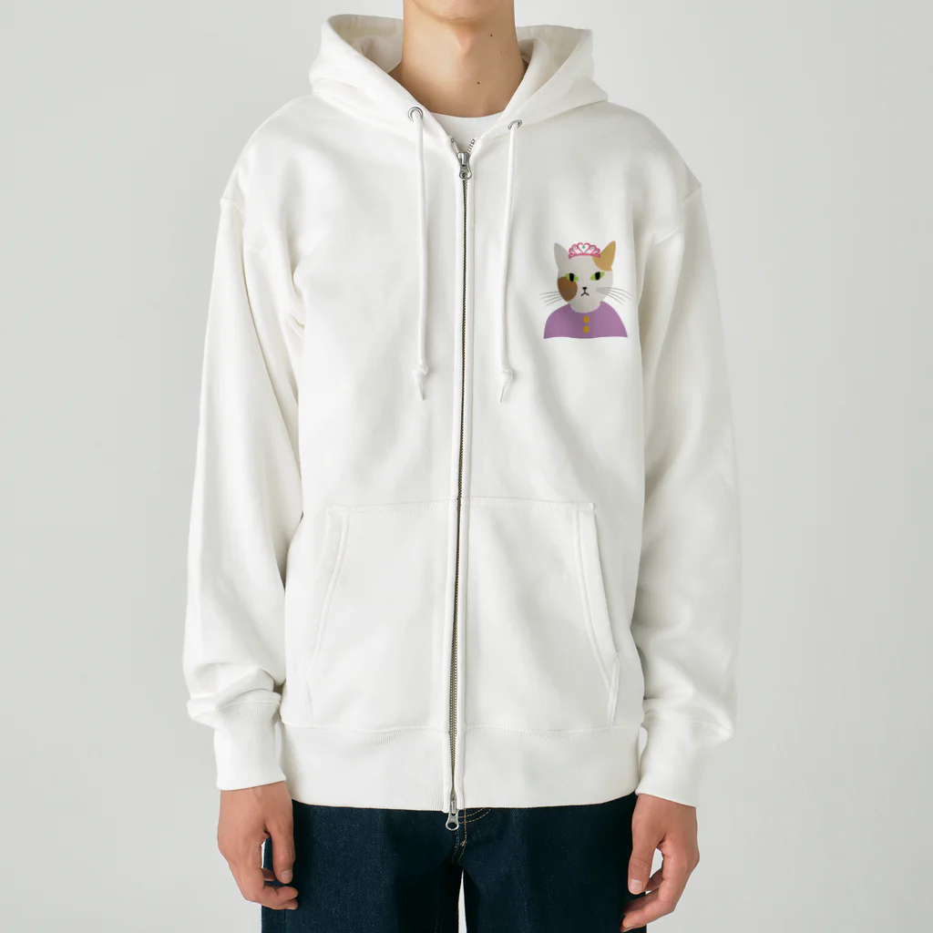 Jarieのネコプリンセス Heavyweight Zip Hoodie