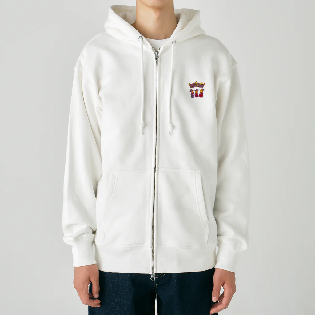 GOODS SHOP【そぞろな小窓】 SUZURI店の[ワンポイント]【本番まであと何日？】 Heavyweight Zip Hoodie