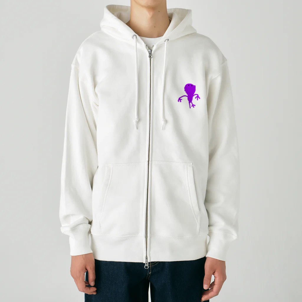 すかいふらわあのむらさきのばけもん Heavyweight Zip Hoodie