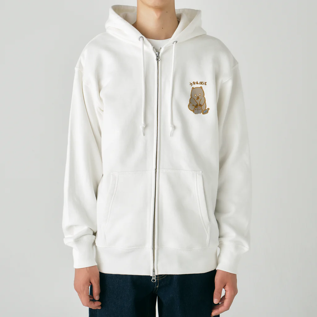 コザクラデザイン ショップのうぉんばっとくん Heavyweight Zip Hoodie