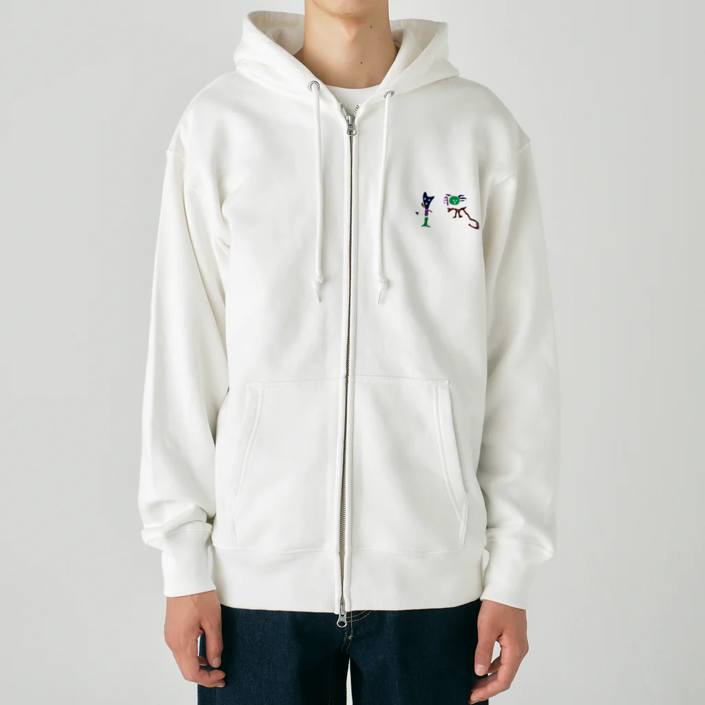 ナスカやさんのナスカの地上絵 Heavyweight Zip Hoodie