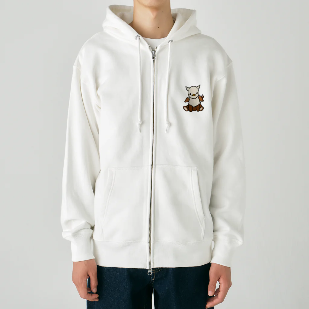 マーリンの館のグリフォンちゃん Heavyweight Zip Hoodie