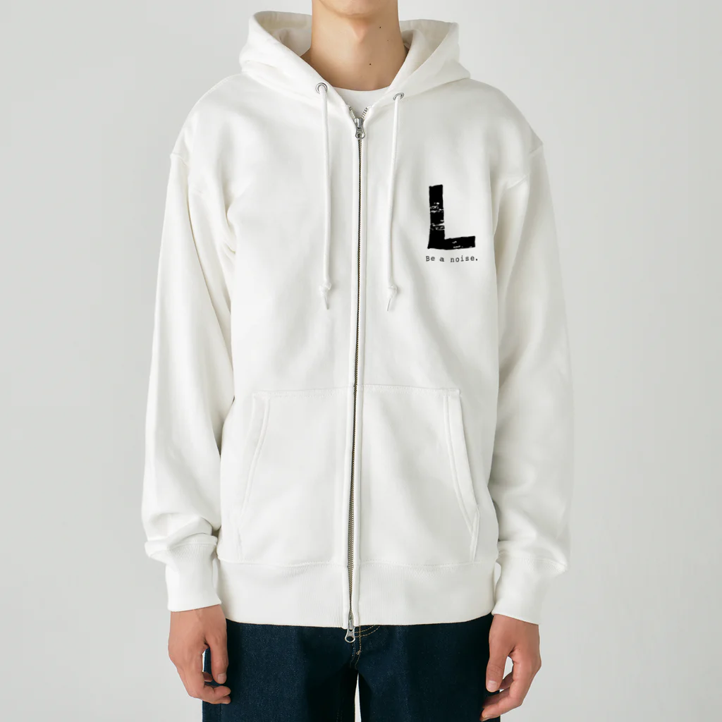 noisie_jpの【L】イニシャル × Be a noise. Heavyweight Zip Hoodie