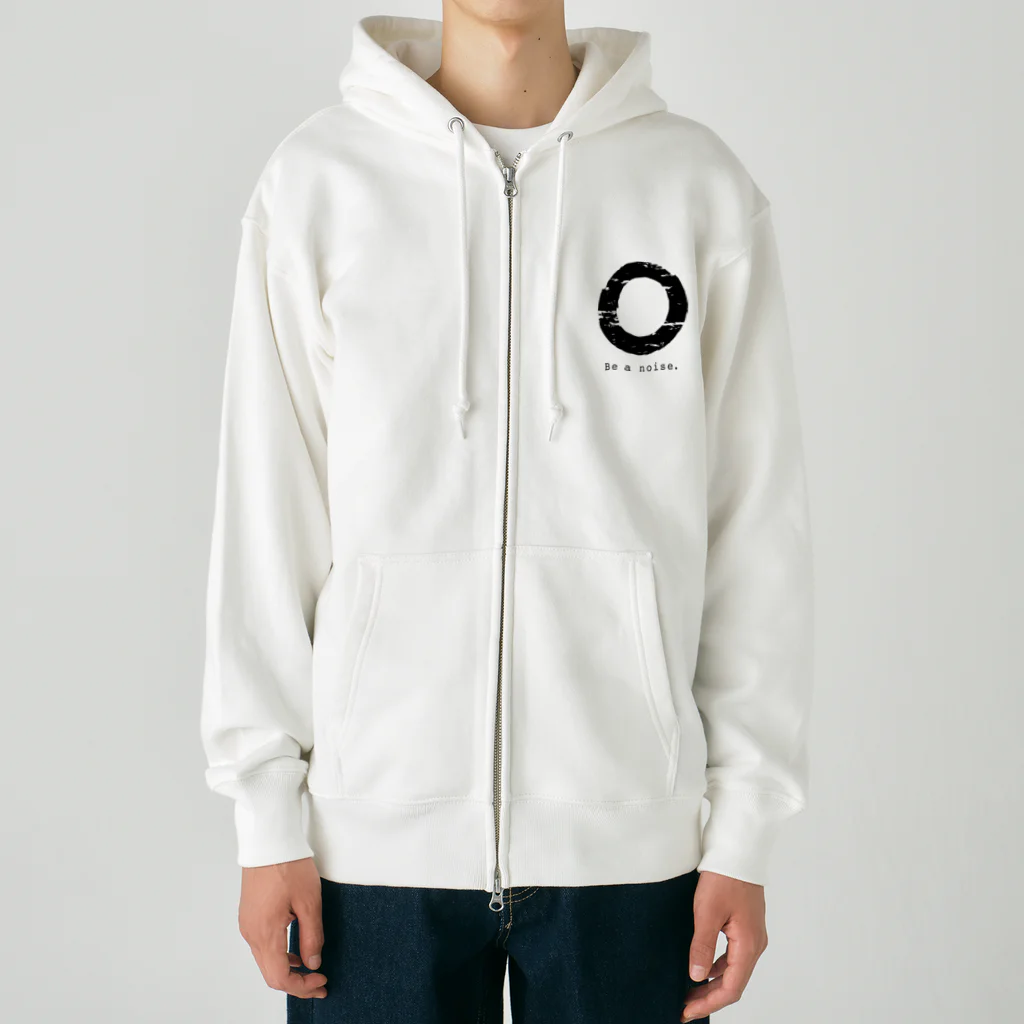 noisie_jpの【O】イニシャル × Be a noise. Heavyweight Zip Hoodie