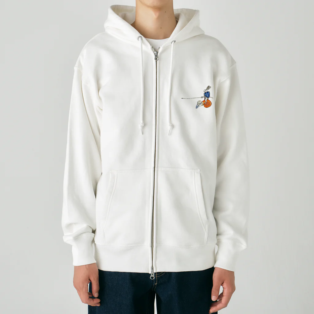 USGのキモい何かに乗るウサギ Heavyweight Zip Hoodie