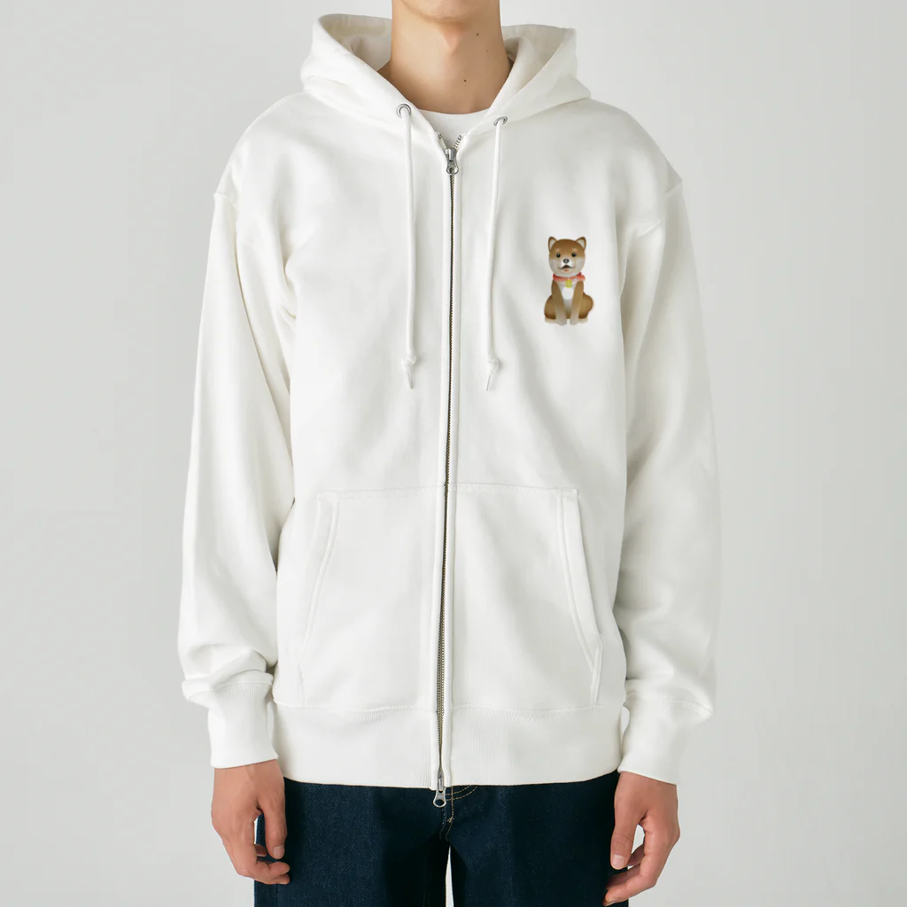 mo-ca(公satori)の柴先生（坂の上の柴） Heavyweight Zip Hoodie