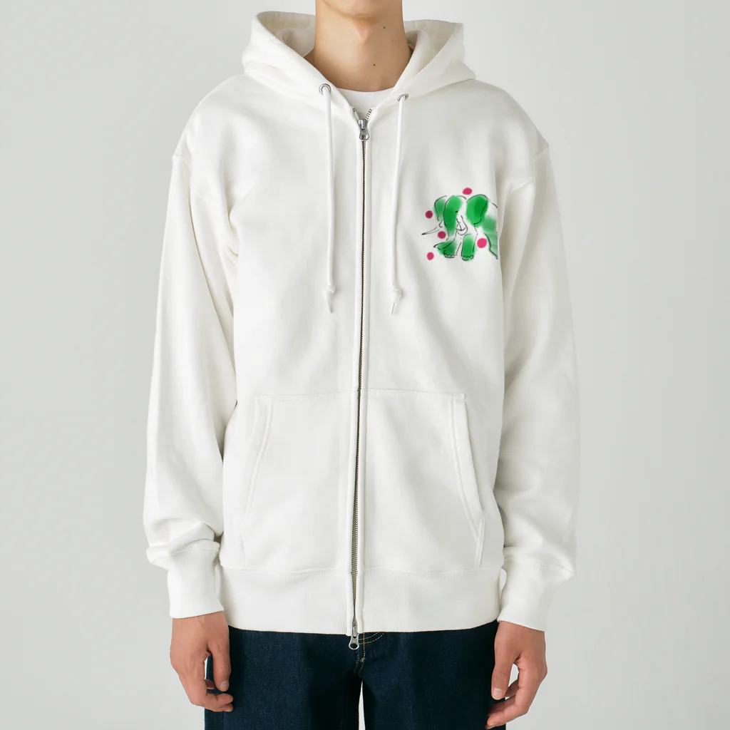 あじさいのえれふぁんと Heavyweight Zip Hoodie