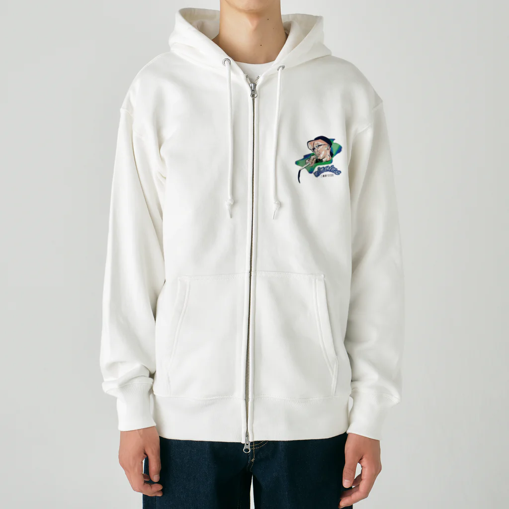 テック043 from あたりめのテック043二枚目プロモーショングッズ Heavyweight Zip Hoodie