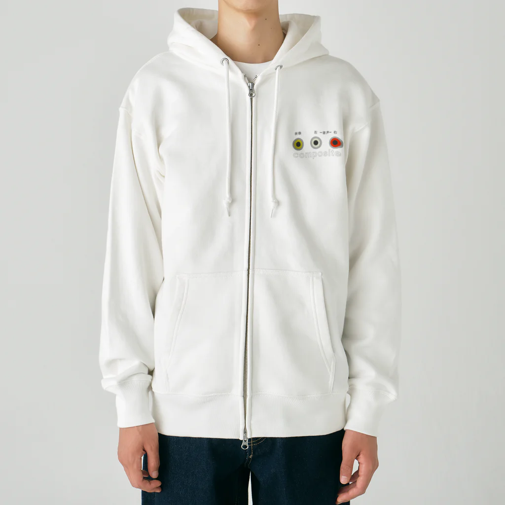 Rail Square のアナログAVケーブル【コンポジット】 Heavyweight Zip Hoodie