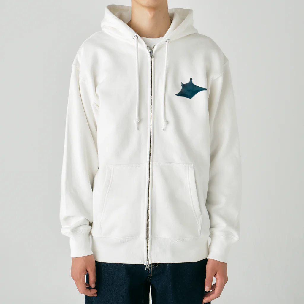 なこちゆるキャラショップのマンタくん Heavyweight Zip Hoodie