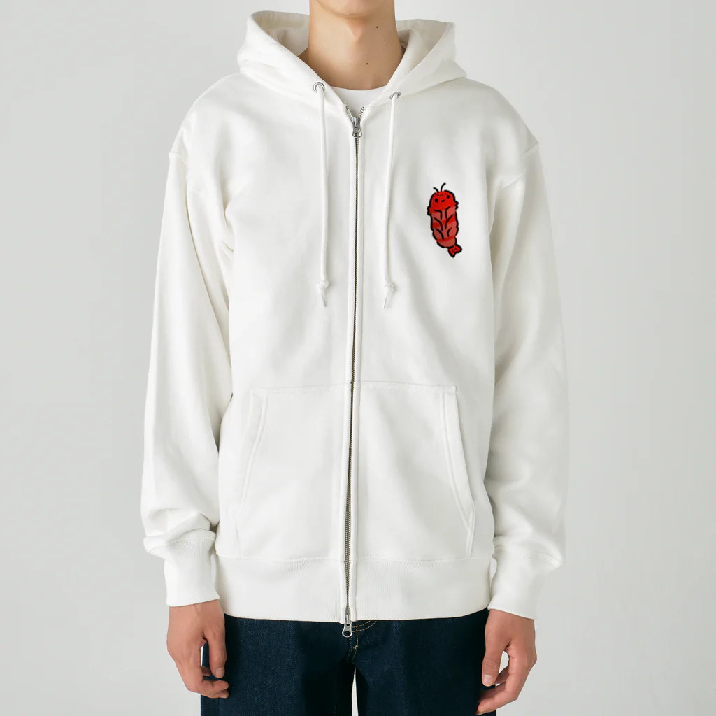 えびのきぼうのしかめっつらえびくん Heavyweight Zip Hoodie