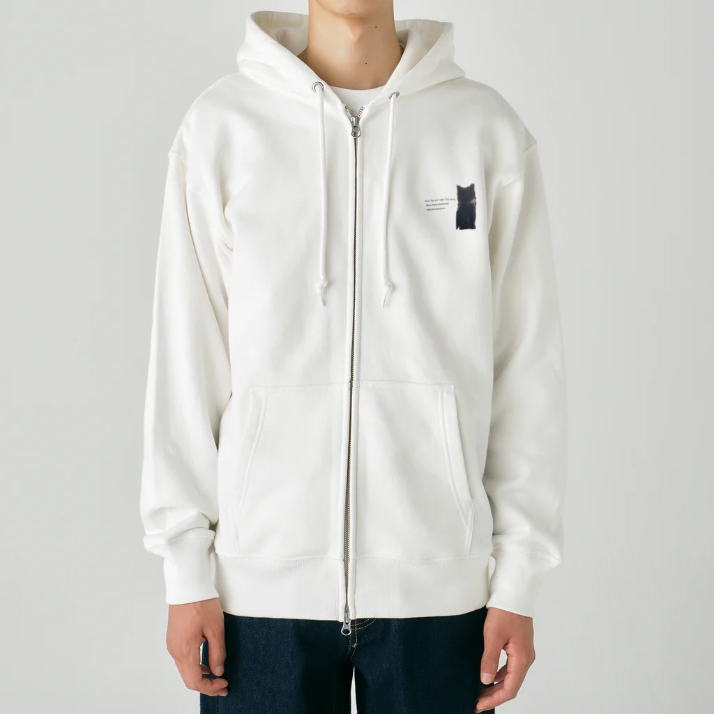 mixethnicjamamaneseのmixethnicjamanese 【Save The Cat Save The Kitty】すべてはここからはじまった Heavyweight Zip Hoodie