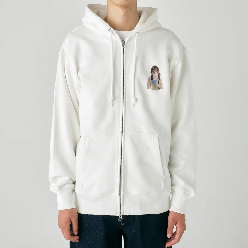 yanchikiのオリキャラグッズ店の高円寺あおい Heavyweight Zip Hoodie