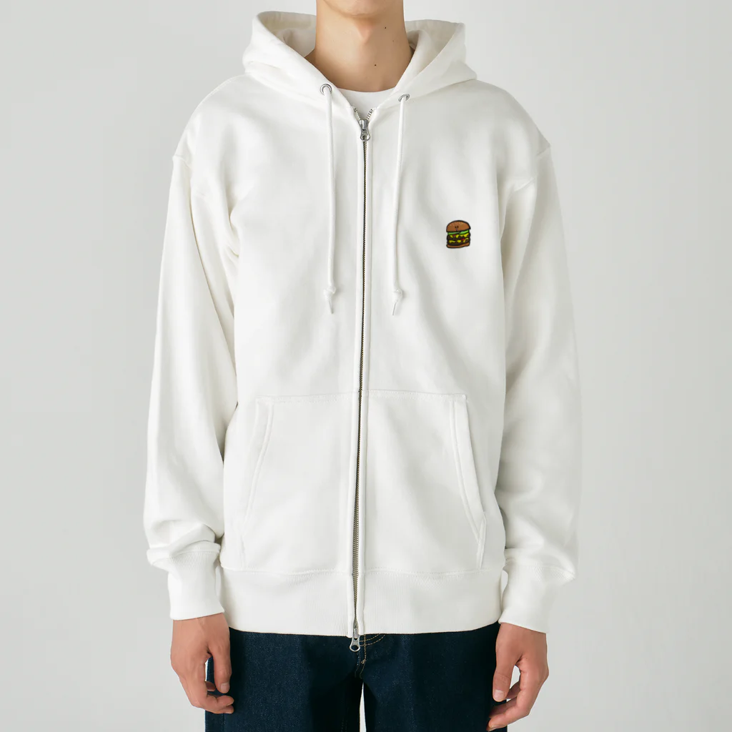 ごはんやさんのごーじゃすはんばーがーちゃん Heavyweight Zip Hoodie