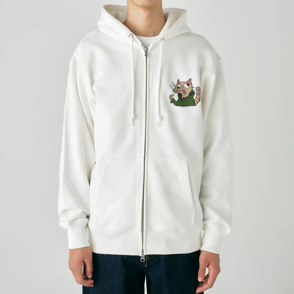 ナマヌルイ　ネコのナマヌルイネコのやつ Heavyweight Zip Hoodie