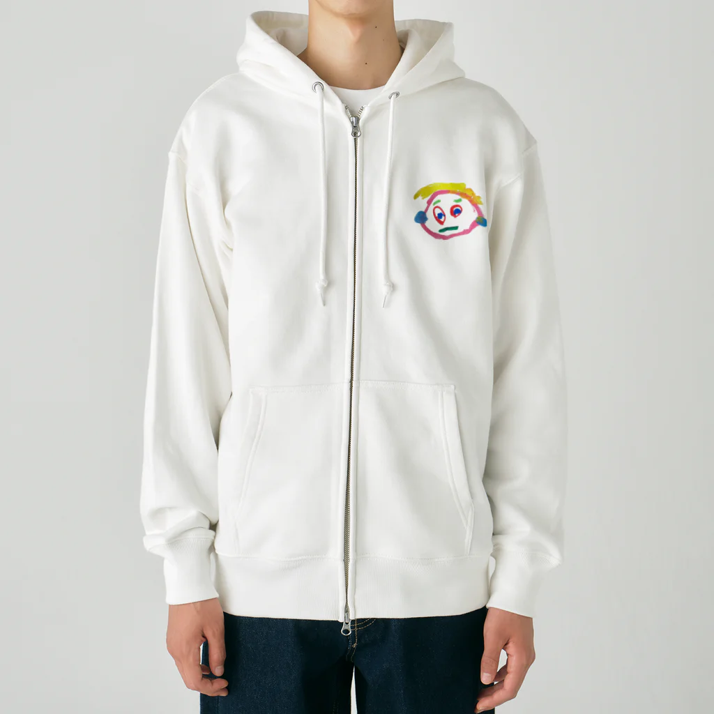 こどもの絵の３さい の じがぞう Heavyweight Zip Hoodie