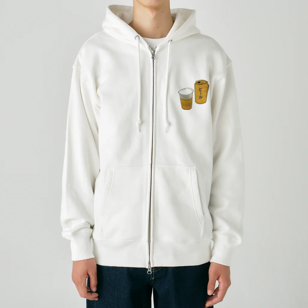 脂身通信Ｚの缶ビール_230325 Heavyweight Zip Hoodie