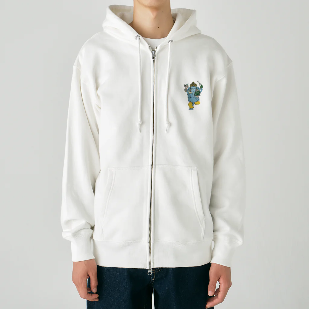 chicken_natureのビザールガネーシャ Heavyweight Zip Hoodie