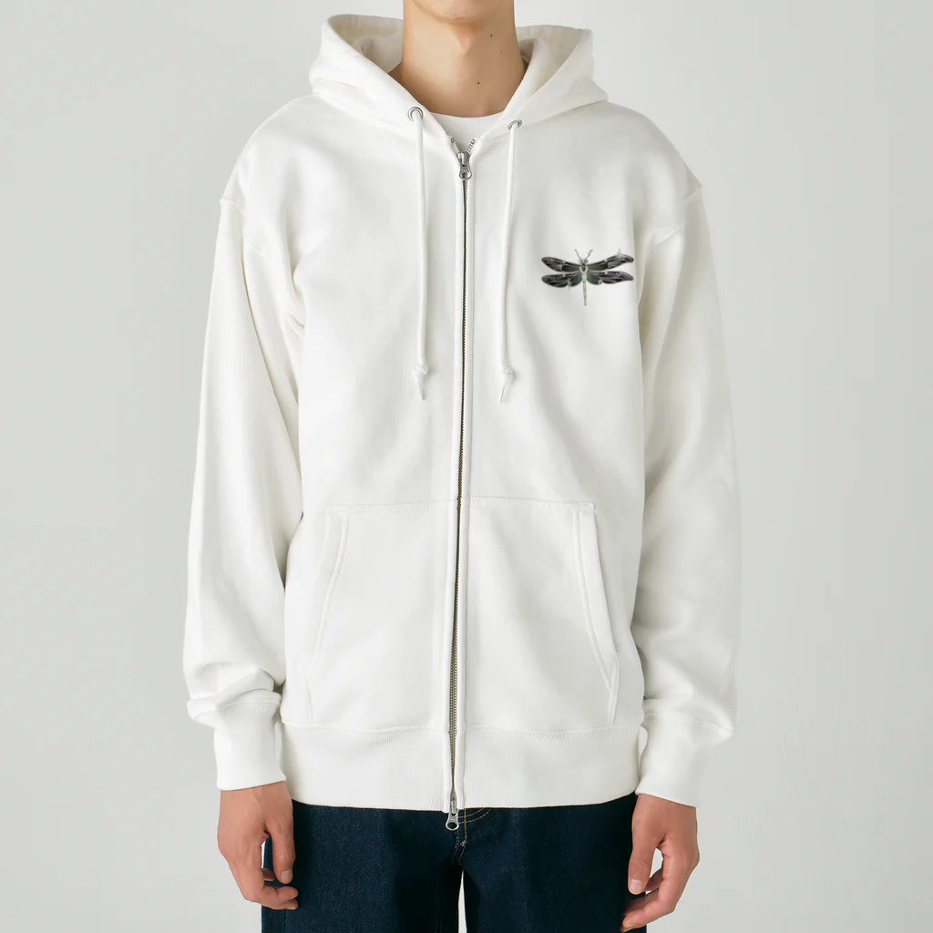 キッチンファラオのトンボ　デザイン Heavyweight Zip Hoodie