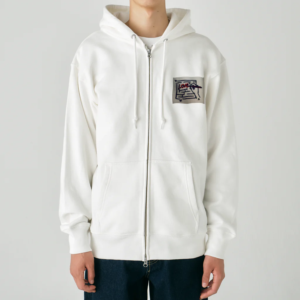 クボタユキのLove Heavyweight Zip Hoodie