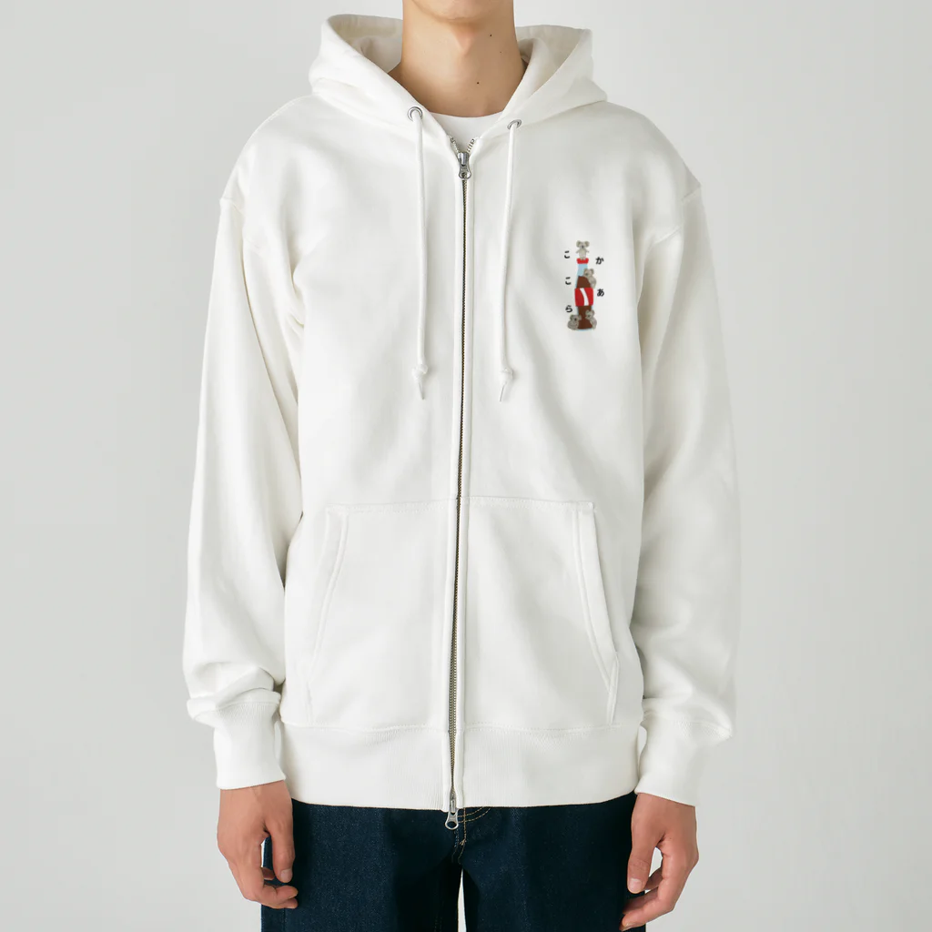 happy-timeのこかこあら Heavyweight Zip Hoodie