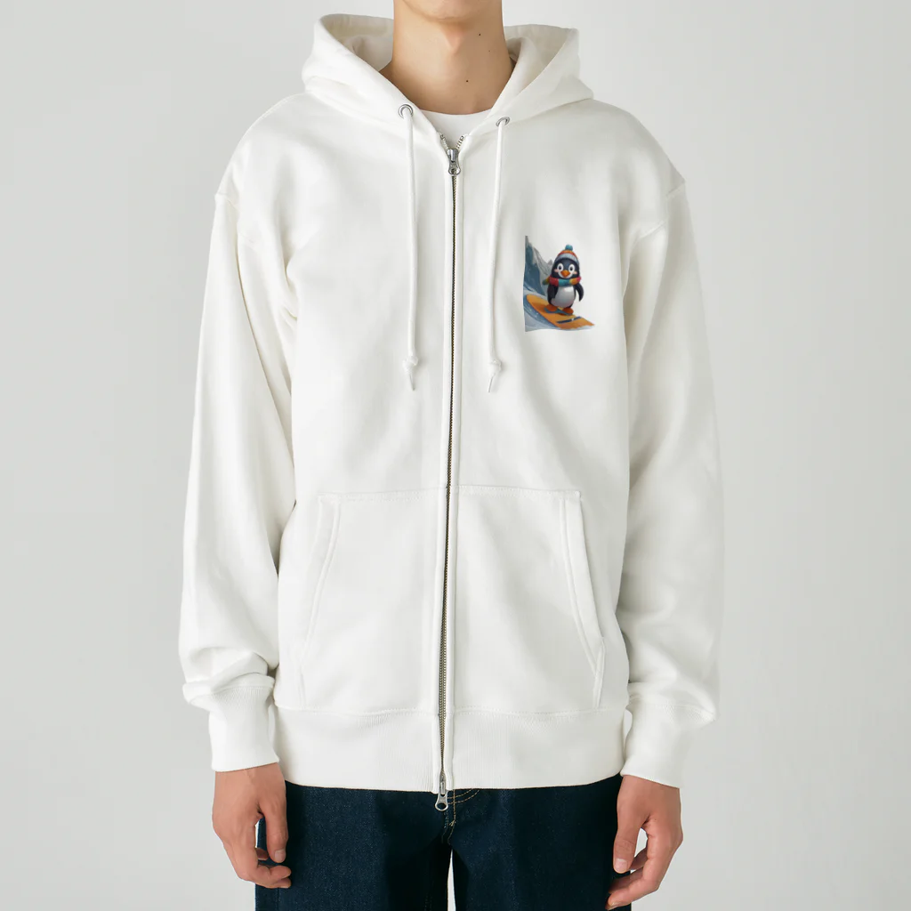 Gloriousのペンギンの冒険スノーボードパーティ Heavyweight Zip Hoodie