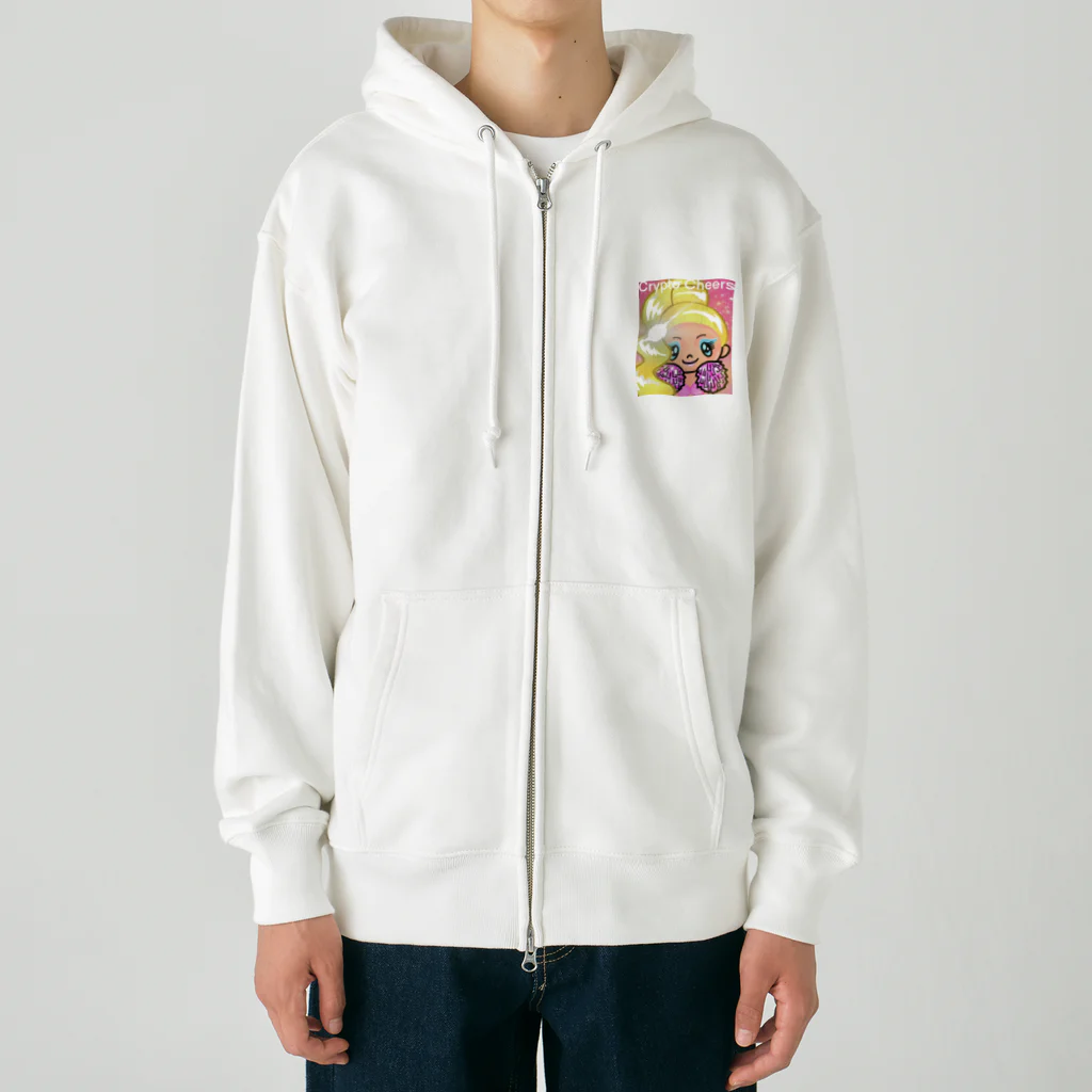 Link Creation online SHOPのCrypto Cheers3 Heavyweight Zip Hoodie