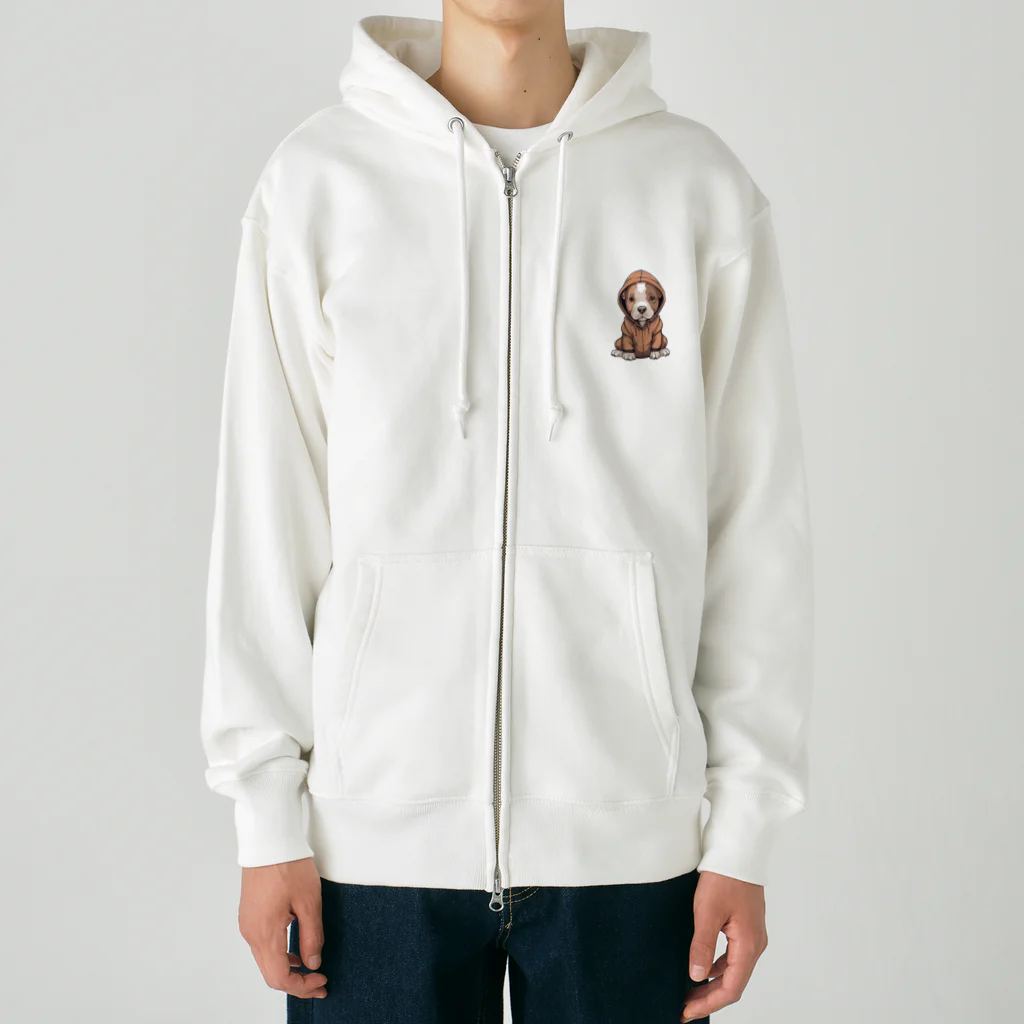 Vasetti_pressのパーカーを着ているピットブル Heavyweight Zip Hoodie