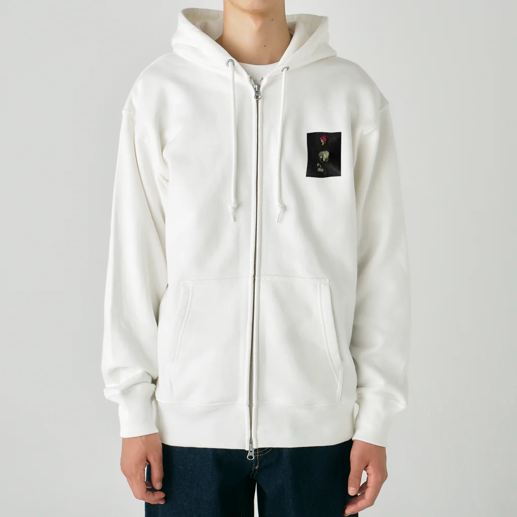 ぬーん。の薔薇です。 Heavyweight Zip Hoodie