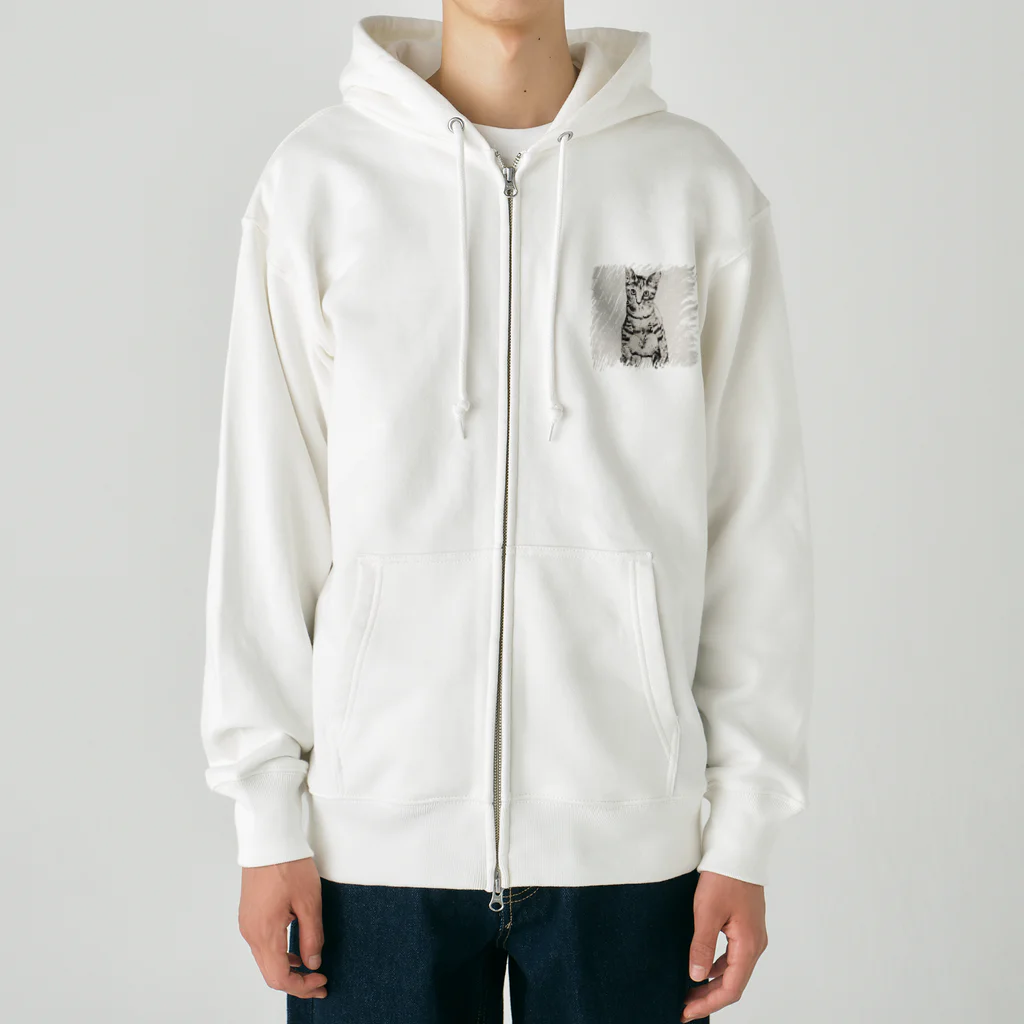 コハクのニャンキーなコハク2 Heavyweight Zip Hoodie