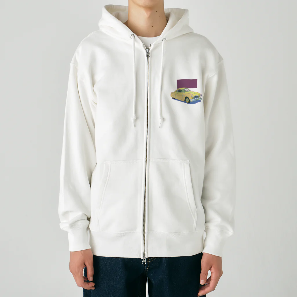 hizu Shopのクラシックカー Heavyweight Zip Hoodie